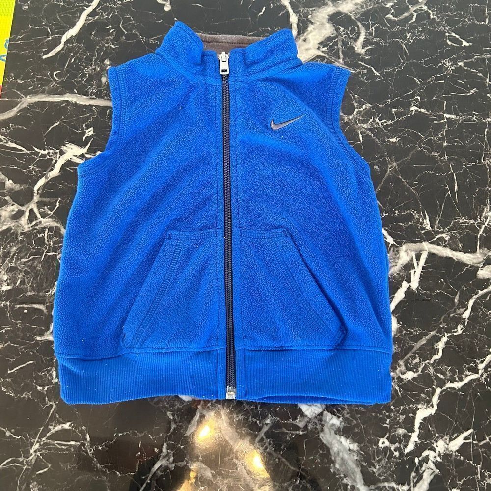 Nike blue vest top jacket sleeveless size 24 months kids